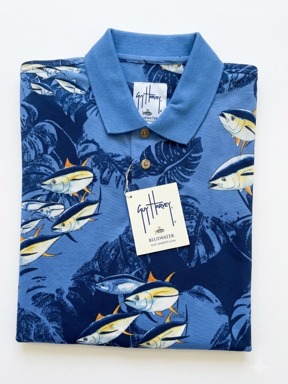Guy Harvey Bluewater Polo Shirt